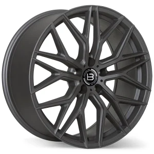 Braelin – BR10 – Grey – 18″x8″ 35mm – All weather Wheels – BR10-1880-31GM+35C634